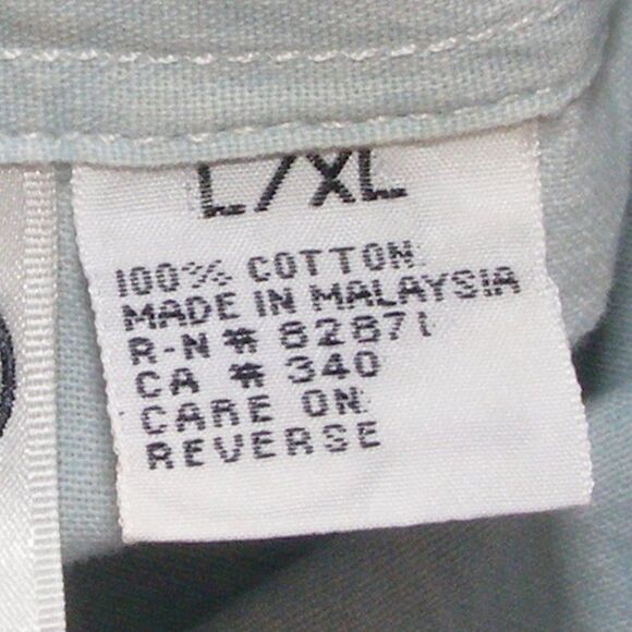 ACME Clothing Shirt L/XL, Chambray, Bugs, Daffy, Tweety, Sylvester, Sam, VINTAGE - Picture 12 of 14